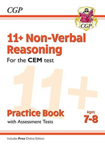 11+ Cem Non-Verbal Reasoning Practice Book & Assessment Tests - Ages 7-8 (With Online Edition) 11+ Cem Non-Verbal Reasoning Practice Book & Assessment Tests - Ages 7-8 (With Online Edition)