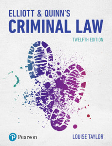 Elliott & Quinn'S Criminal Law Elliott & Quinn'S Criminal Law