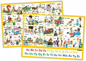 Jolly Phonics Letter Sound Wall Charts: In Print Letters (British English Edition) Jolly Phonics Letter Sound Wall Charts: In Print Letters (British English Edition)