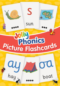 Jolly Phonics Picture Flash Cards: In Precursive Letters