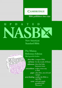 Nasb Pitt Minion Reference Bible, Black Goatskin Leather, Red-Letter Text, Ns446:Xr Nasb Pitt Minion Reference Bible, Black Goatskin Leather, Red-Letter Text, Ns446:Xr