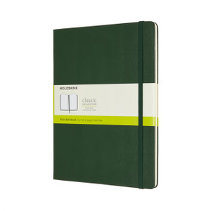 Moleskine Extra Large Plain Hardcover Notebook: Myrtle Green Moleskine Extra Large Plain Hardcover Notebook: Myrtle Green