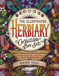 The Illustrated Herbiary Collectible Box Set: Guidance and Rituals from 36 Bewitching Botanicals; Includes Hardcover Book, Deluxe Oracle Card Set, and Carrying Pouch