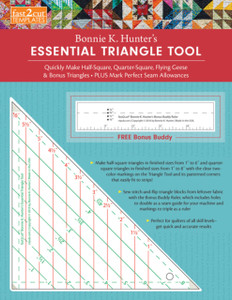 Fast2Cut (R) Bonnie K. Hunter'S Essential Triangle Tool: Quickly Make Half-Square, Quarter-Square, Flying Geese & Bonus Triangles