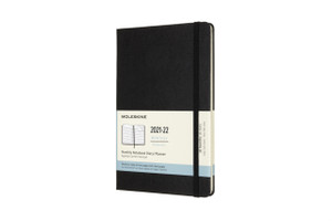 Moleskine 2022 18-Month Monthly Large Hardcover Notebook: Black Moleskine 2022 18-Month Monthly Large Hardcover Notebook: Black
