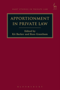 Apportionment In Private Law Apportionment In Private Law