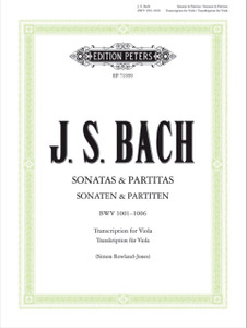 Sonatas Partitas Bwv 10011006 Viola Solo