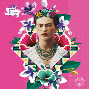 Adult Jigsaw Puzzle Frida Kahlo Pink: 1000-Piece Jigsaw Puzzles Adult Jigsaw Puzzle Frida Kahlo Pink: 1000-Piece Jigsaw Puzzles