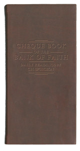 Chequebook Of The Bank Of Faith - Burgundy