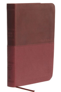 Nkjv, Value Thinline Bible, Compact, Leathersoft, Burgundy, Red Letter, Comfort Print: Holy Bible, New King James Version