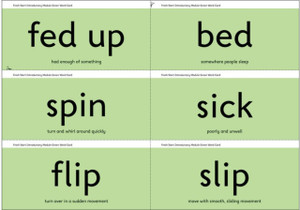 Read Write Inc. Fresh Start: Module Green Word Cards