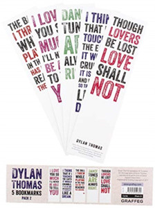 Dylan Thomas Bookmarks - Pack 2 Dylan Thomas Bookmarks - Pack 2