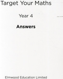 Target Your Maths Year 4 Answer Book Target Your Maths Year 4 Answer Book
