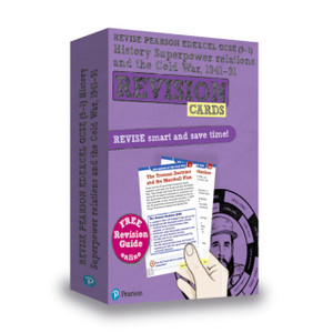 Pearson Revise Edexcel Gcse (9-1) History Superpower Relations & The Cold War Revision Cards: For Home Learning, 2022 And 2023 Assessments And Exams Pearson Revise Edexcel Gcse (9-1) History Superpower Relations & The Cold War Revision Cards: For Home Learning, 2022 And 2023 Assessments And Exams