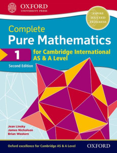 Complete Pure Mathematics 1 For Cambridge International As & A Level Complete Pure Mathematics 1 For Cambridge International As & A Level