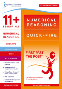 11+ Essentials Numerical Reasoning: Quick-Fire Book 1