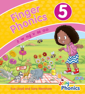 Finger Phonics Book 5: In Precursive Letters (British English Edition)