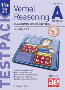 11+ Verbal Reasoning Year 5-7 Gl & Other Styles Testpack A Papers 5-8: Gl Assessment Style Practice Papers 11+ Verbal Reasoning Year 5-7 Gl & Other Styles Testpack A Papers 5-8: Gl Assessment Style Practice Papers
