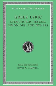 Greek Lyric - 9780674995253