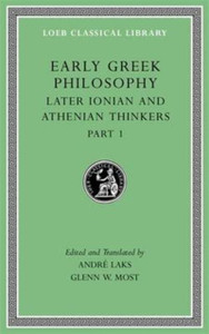 Early Greek Philosophy - 9780674997073