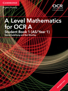 A Level Mathematics For Ocr A Student Book 1 (As/Year 1) With Cambridge Elevate Edition (2 Years) A Level Mathematics For Ocr A Student Book 1 (As/Year 1) With Cambridge Elevate Edition (2 Years)