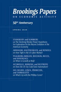Brookings Papers On Economic Activity: Spring 2020 Brookings Papers On Economic Activity: Spring 2020