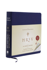 Nrsv Xl, Catholic Edition, Hardcover, Navy: Holy Bible