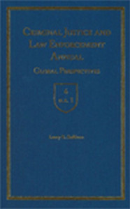 Criminal Justice And Law Enforcement Annual: Global Perspectives