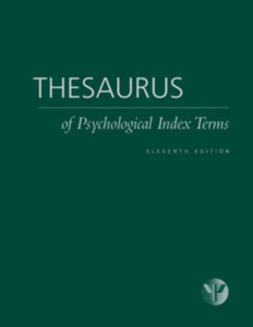Thesaurus Of Psychological Index Terms