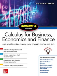 Schaum'S Outline Of Calculus For Business, Economics And Finance, Fourth Edition