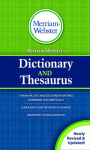 Merriamwebster'S Dictionary And Thesaurus