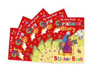 Christmas Story Sticker Book: Pack Of 5