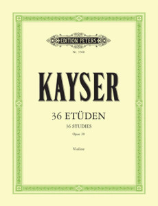36 Studies Op. 20 for Violin