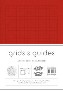 Grids & Guides (Red) Notebook: A Notebook For Visual Thinkers