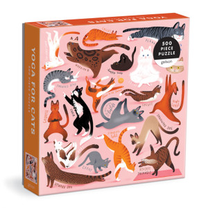 Yoga For Cats: 500 Piece Puzzle Yoga For Cats: 500 Piece Puzzle