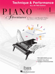 Piano Adventures All-In-Two Level 1 Tech. & Perf.: Technique & Performance - Anglicised Edition