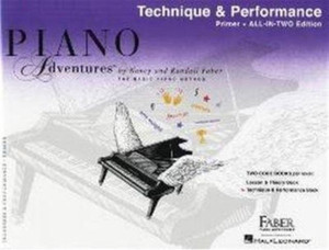 Piano Adventures All-In-Two Primer Tech. & Perf.: Technique & Performance - Anglicised Edition