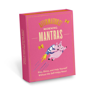 Knock Knock Affirmators! Mantras (Morning) Card Deck