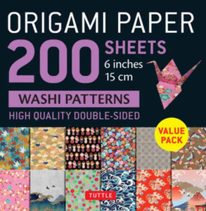 Origami Paper 200 Sheets Washi Patterns 6" (15 Cm): Tuttle Origami Paper: Double Sided Origami Sheets Printed With 12 Different Designs (Instructions For 6 Projects Included) Origami Paper 200 Sheets Washi Patterns 6" (15 Cm): Tuttle Origami Paper: Double Sided Origami Sheets Printed With 12 Different Designs (Instructions For 6 Projects Included)