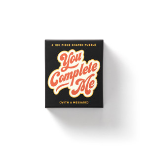 You Complete Me 100 Piece Mini Shaped Puzzle You Complete Me 100 Piece Mini Shaped Puzzle