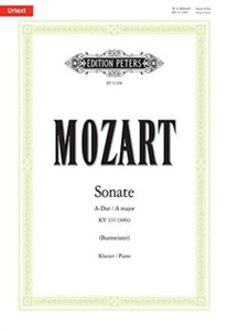 Piano Sonata A Major K331 300I Urtext