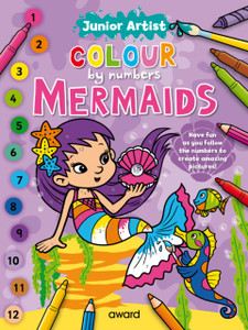 Junior Artist Colour By Numbers: Mermaids Junior Artist Colour By Numbers: Mermaids
