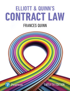 Elliott & Quinn'S Contract Law Elliott & Quinn'S Contract Law