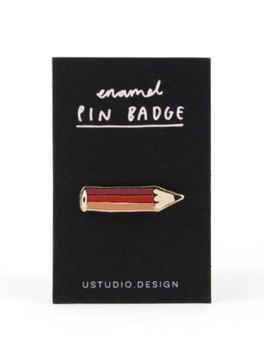Pencil Enamel Pin Badge