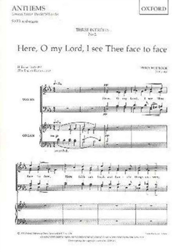 Here, O my Lord, I see Thee face to face