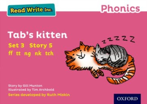 Read Write Inc. Phonics: Pink Set 3 Storybook 5 Tab's Kitten