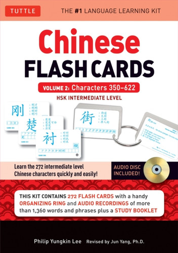 Chinese Flash Cards Kit Volume 2: HSK Levels 3 & 4 Intermediate Level: Characters 350-622 (Online Audio Included)