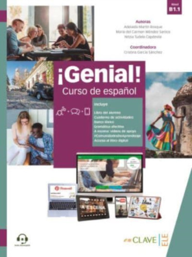 Genial! : Libro del alumno y Cuaderno de actividades 3 (B1.1) + audio descarga