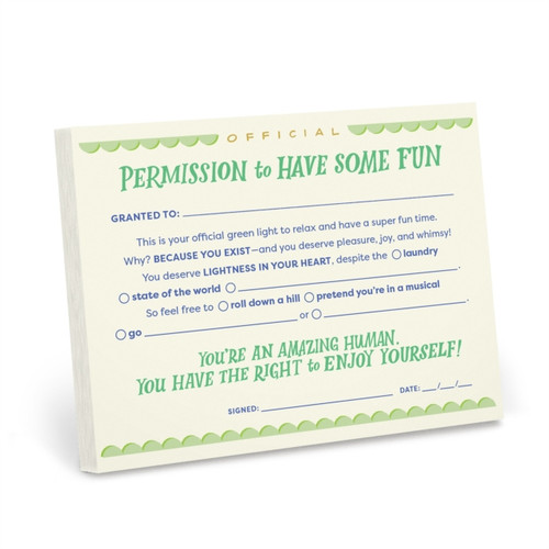 Em & Friends Permission to Have Some Fun Notepad