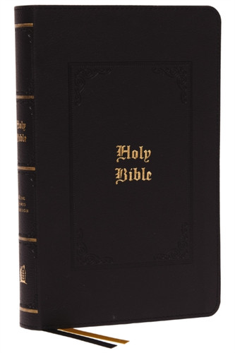 KJV, Personal Size Large Print Reference Bible, Vintage Series, Leathersoft, Black, Red Letter, Comfort Print : Holy Bible, King James Version